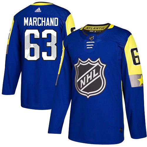 Adidas Bruins #63 Brad Marchand Royal 2018 All-Star Atlantic Division Authentic Stitched NHL Jersey - Click Image to Close